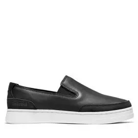 Atlanta Green Leather Slip On