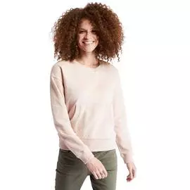 Crew Neck Linear Logo On Sleeve