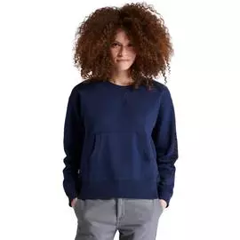 Crew Neck Linear Logo On Sleeve