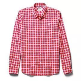 LS Eastham River Stretch Poplin Checks Shirt Slim