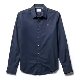 LS Eastham River Stretch Poplin Solid Shirt Fitted