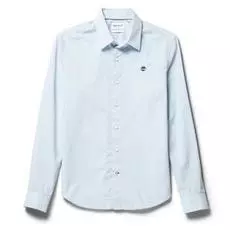 LS Eastham River Stretch Poplin Solid Shirt Fitted