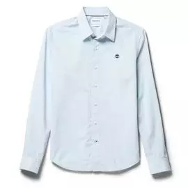 LS Eastham River Stretch Poplin Solid Shirt Fitted