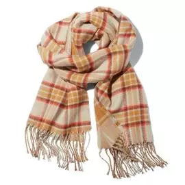 Mixed Plaid Woven Scarf