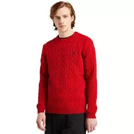 Phillips Brook Lambswool Cable Crew Sweater (Regular)