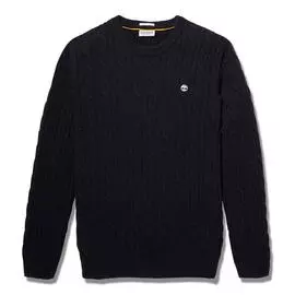 Phillips Brook Lambswool Cable Crew Sweater (Regular)