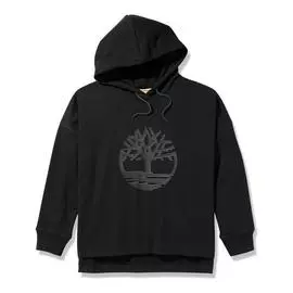 Relaxed Fit Hoodie with Reflective Logo