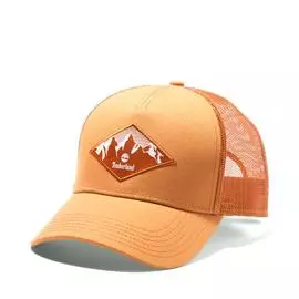 Trucker Cap with Diamond Landscape Patch