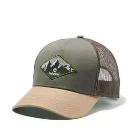 Trucker Cap with Diamond Landscape Patch