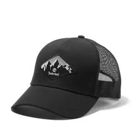 Trucker Cap with Diamond Landscape Patch