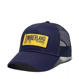 Trucker with Printed Logo Patch