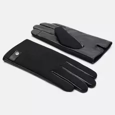 Wool Back Glove With Snap