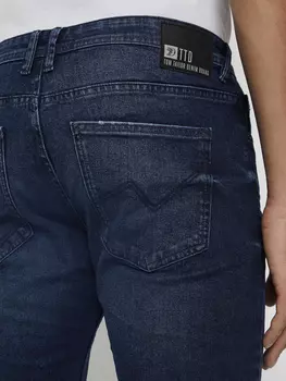 Slim PIERS blue stretch denim