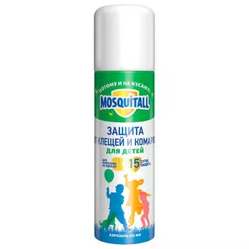 Аэрозоль москитол 150 мл нежная защита для детей от клещей
