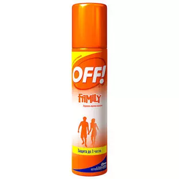 Аэрозоль офф фэмили 100мл против комаров