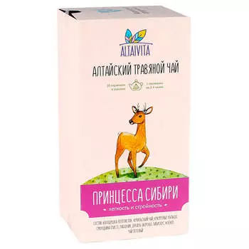 Акция 1+1 Чай ALTAIVITA 10пир*3г принцесса сибири травяной