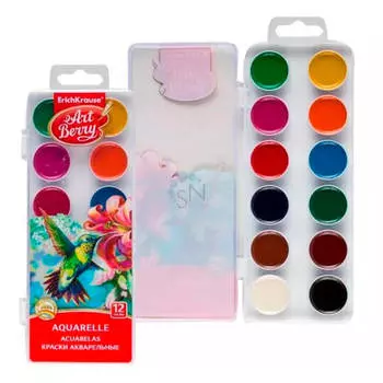 Акварель 12цв Erich Krause артбери 88401