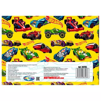Альбом для рисования Centrum 24л Hot Wheels скрепка 88706