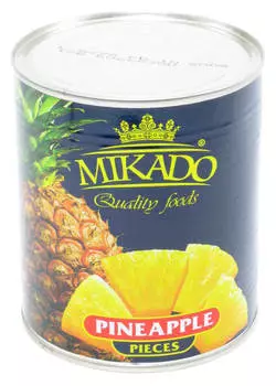 Ананасы Mikado кусочками 567г