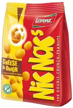 Арахис nicnac`s 110 г в хрустящей оболочке сыр и лук