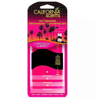 Ароматизатор картонный подвесной сиэс 3шт вишня коронадо