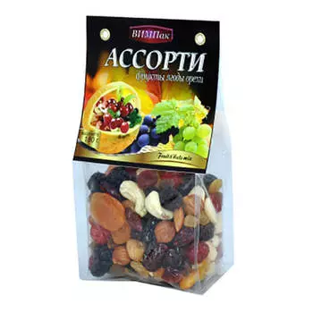 Ассорти ВИМПак 180г фрукты ягоды орехи
