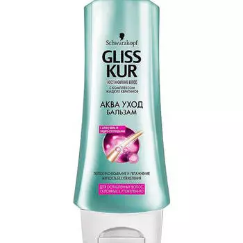 Бальзам д/волос глисс кур 200мл аква уход