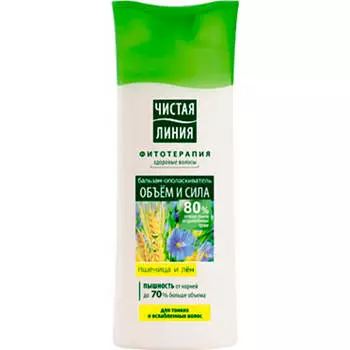 Бальзам для волос Чистая Линия 230мл фитотерапия ростки пшеница и лен