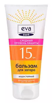 Бальзам Eva sun 200мл для загара spf 15