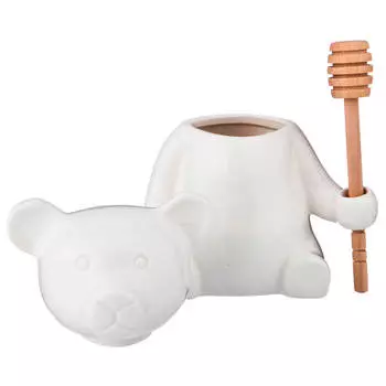 Банка для меда 300мл Lefard Native с деревянной палочкой 587-128