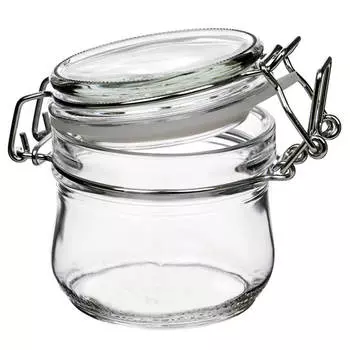 Банка стеклянная 0,25 л бугельный замок