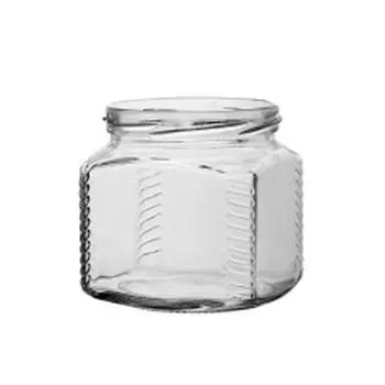 Банка стеклянная 0,39л то-82 кубик