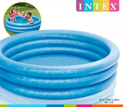 Бассейн Intex 168*38см кристалл 58446