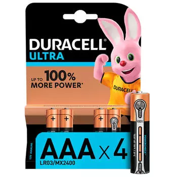 Батарейка Duracell Ultra Power AAA 4bl