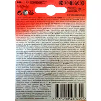 Батарейка энерджайзер aa 6 шт