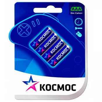 Батарейка Космос 4bl солевые r03