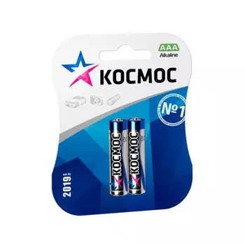 Батарейка Космос lr03 2*bl