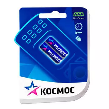 Батарейка космос r03 2*bl солевые