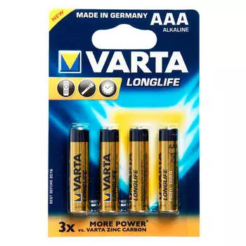 Батарейки Varta Longlife ААА 4шт
