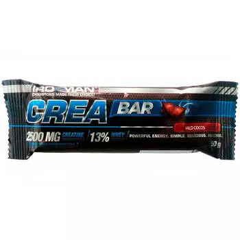 Батончик Ironman Protein Bar с коллагеном 50г кокос/ темная глазурь арт тнт