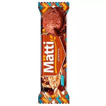 Батончик мюсли матти 24 г шоколад