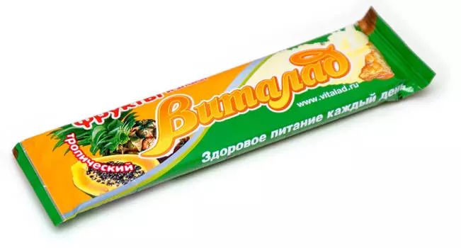 Батончик Виталад 40г тропический на фруктозе линфас