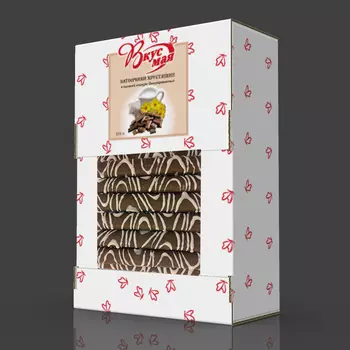 Батончики хрустящие вкус мая 500 г в темной глазури