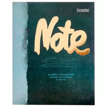 Бизнес-тетрадь 48л клетка Kroyter а5 серия офис 1100015