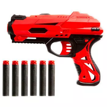 Бластер Bondibon властелин 6 мягких пуль 22х18,5х5,5см в/к вв4024