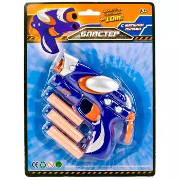 Бластер Играем вместе с мягкими пулями на блистере 1604g014-r