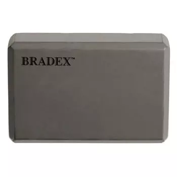 Блок для йоги Bradex серый