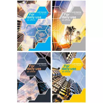 Блокнот а6 60л оффис билдинг гребень 83933