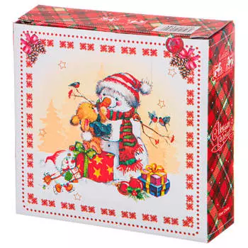 Блюдо 12,5см Lefard снеговик 85-1593