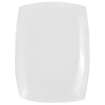 Блюдо 35см квадрато прямоугольное белое d6413